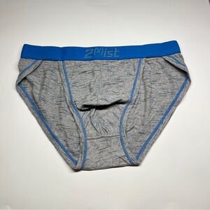 2xist Heather Gray and Blue Men's Briefs